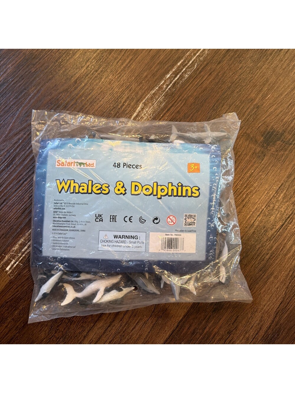 🐬 Safari Ltd Whales & Dolphins Bulk Bag #766504 48 Piece Figure Set